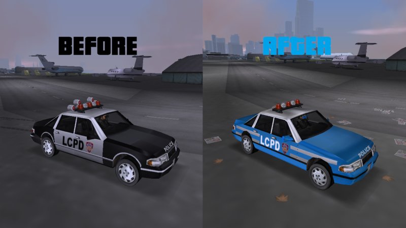 Gta 3 Blue Police Car Mod - Tony Hurst